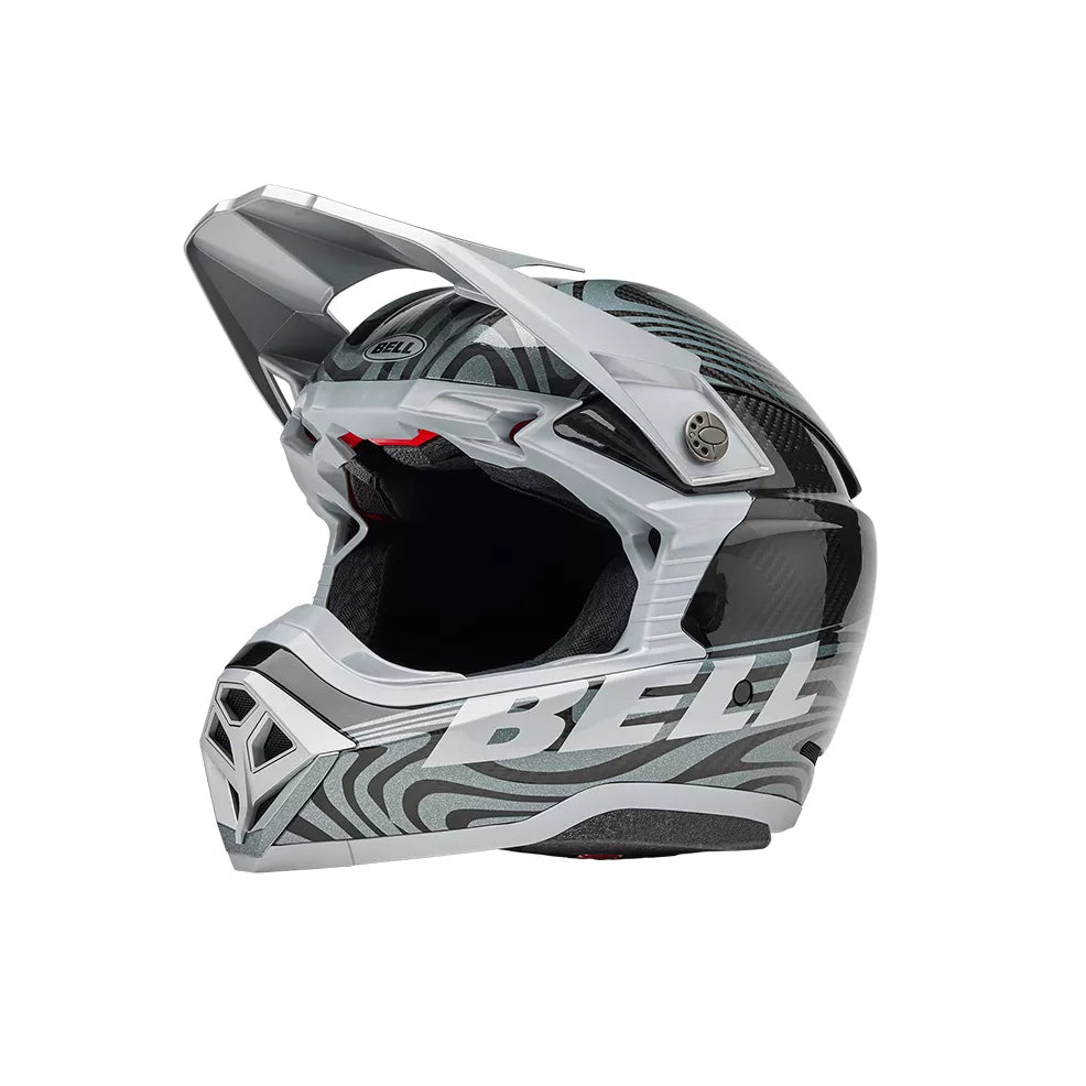 CASCO BELL MOTO-10 SPHERICAL 2025 CORTEX ARGENTO/GRIGIO ECE 06