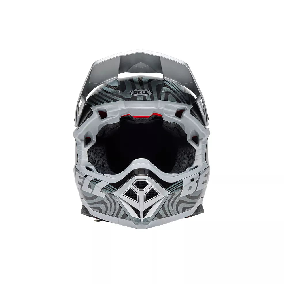 CASCO BELL MOTO-10 SPHERICAL 2025 CORTEX ARGENTO/GRIGIO ECE 06