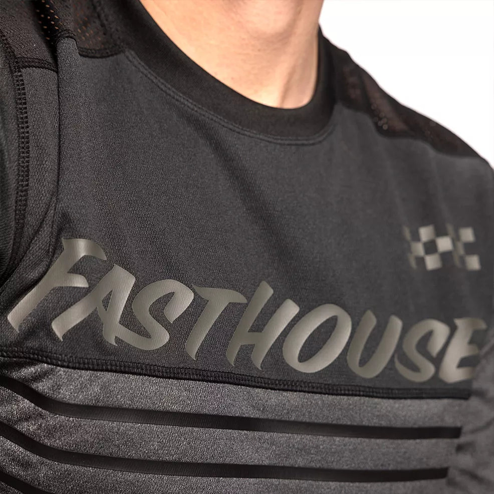 MAGLIA FASTHOUSE BICI CLASSIC 24.1 MERCURY SS BLACK HEATHER/CHARCOAL HEATHER