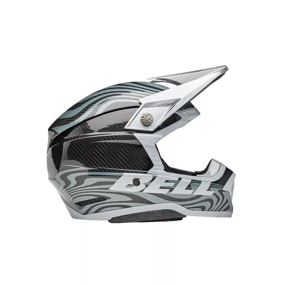 CASCO BELL MOTO-10 SPHERICAL 2025 CORTEX ARGENTO/GRIGIO ECE 06