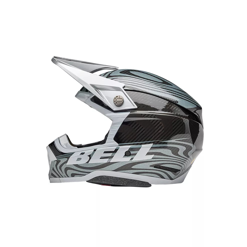 CASCO BELL MOTO-10 SPHERICAL 2025 CORTEX ARGENTO/GRIGIO ECE 06