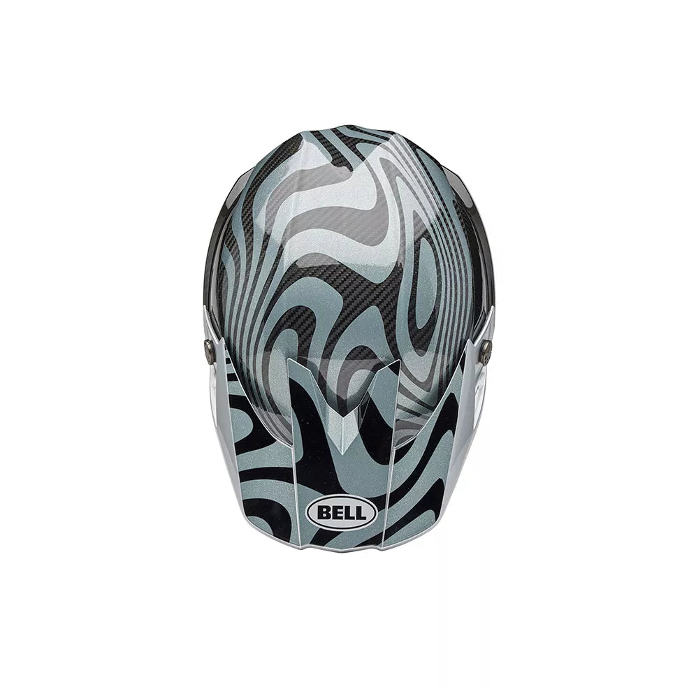 CASCO BELL MOTO-10 SPHERICAL 2025 CORTEX ARGENTO/GRIGIO ECE 06